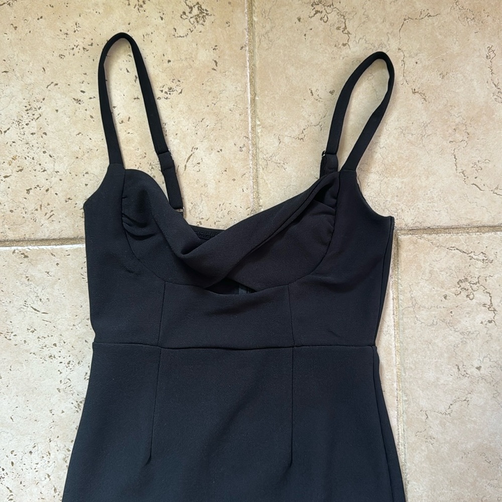 Black Hello Molly mini dress
